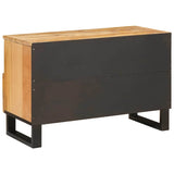 TV Cabinet with Drawer Brown 70 x 33x 46 cm Solid Mango Wood 4018045