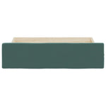 ZNTS Bed Drawers 2 pcs Dark Green Engineered Wood and Velvet 833918