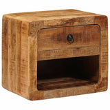 Wall-mounted Beside Cabinet with Drawer Brown 40 x 30 x 36 cm 4104581