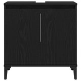 Bathroom Sink Cabinet Black Oak 58 x 33 x 60 cm Engineered Wood 862810