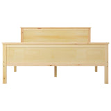 Bed Frame without Mattress Solid Wood Pine 140x200 cm 322177