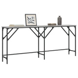 Console Table Grey Sonoma 180x29x75 cm Engineered Wood 837765