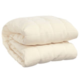 Weighted Blanket Light Cream 220x230 cm King 15 kg Fabric 3154881