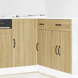 Kitchen Base Cabinet Lucca Sonoma Oak Engineered Wood 854311