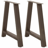 Dining Table Legs A-Shaped 2 pcs 70x cm Steel 4012855