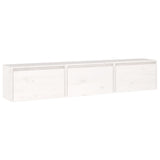 TV Cabinets 3 pcs White Solid Wood Pine 3100130