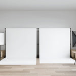 Backdrop Stands 2 pcs Black 305x243 cm Steel 3187467