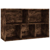 Book Cabinet/Sideboard Smoked Oak 50x25x80 cm Engineered Wood 826611