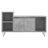 TV Cabinet Concrete Grey 100x35x55 cm Engineered Wood 831320