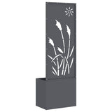 Garden Privacy Screen Anthracite 50 x 140 cm Cold-rolled steel 876429