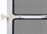 White Hinged Insect Screen for Doors 100 x 215 cm 141563