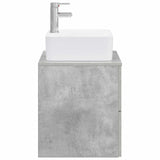 Bathroom Furniture Set Concrete Grey Engineered Wood 3404385
