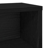 CD Storage Rack 4 pcs Black Oak 40 x 17 x 17 cm Engineered Wood 8012711