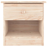 ZNTS Bedside Cabinet ALTA 41x35x41 cm Solid Wood Pine 353913