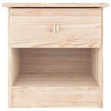 ZNTS Bedside Cabinet ALTA 41x35x41 cm Solid Wood Pine 353913