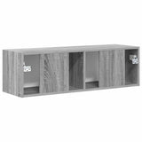 TV Wall Cabinet Grey Sonoma 98 x 31 x 29.5 cm Engineered Wood 892241