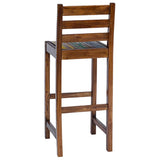 Bar Stools 2 pcs Solid Reclaimed Wood 245800