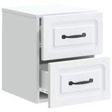Wall-Mounted Bedside Cabinet 2 pcs White 34.5 x 33 x 40 cm 899316