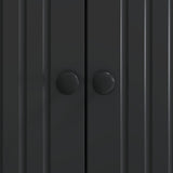 Sideboard Black 66 x 34.5 x 90 cm Engineered Wood 894126
