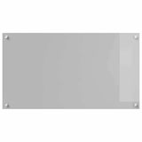 Kitchen Backsplash 2 pcs Light Grey 90 x 50 cm Tempered Glass 3415453