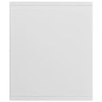 ZNTS Book Cabinet/TV Cabinet High Gloss White 36x30x143 cm Engineered Wood 800150