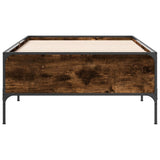 Bed Frame Smoke Oak 80 x 200 cm Engineered Wood 8009120
