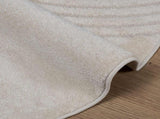 Area Rugs Round GALATI Cream 200 CM Polyester 42022803