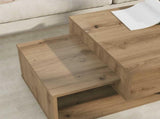 Coffee Table Artisan Oak 105 x 50 x 32.5 cm Engineered Wood 8000211