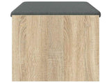 Hall Bench with Cushion Sonoma Oak 103 x 38 x 40 cm 891562