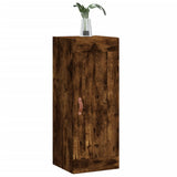 Wall Mounted Cabinet Smoked Oak 34.5x34x90 cm Engineered Wood 830481