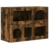 Sideboard Smoked Oak 80.5 x 35 x 59 cm Engineered Wood 891329