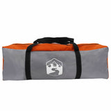 Tunnel tent Grey and Orange 500 x 348 x 200 cm Taffeta 42001171