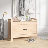 Hall Bench 80x40x60 cm Solid Wood Pine 821779