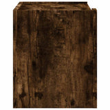 Wall-mounted Bedside Cabinets 2 pcs Smoked Oak 45x30x35 cm 848320