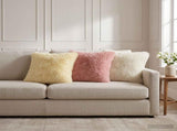 Cushion with Pillow HEERLEN 12 pcs White PV Fleece 924810