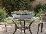 Garden Planter 5 pcs Silver 50 x 50 x 15 cm Galvanised Steel 873835