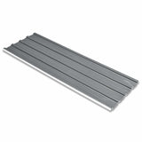 Roof Panel 12 pcs Grey 129 x 45 cm Galvanised steel 42047046
