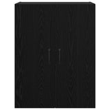 Wall Cabinet Black Oak 69.5 x 34 x 90 cm Engineered Wood 879464