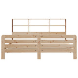 Bed Frame without Mattress 180x200 cm Super King Solid Wood Pine 3309932