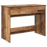 Cosmetic Table with Drawer with Mirror Old Wood 100 x 45 x76 cm 871669