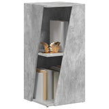 Side Shelf Concrete Grey 33 x 32 x 70.5 cm Engineered Wood 892410