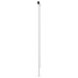 3069918 Manual Retractable Awning with Posts 3,5x2,5 m Yellow and White