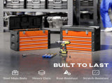 4 Drawers Large Toolbox - Orange T3398P376748