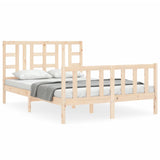 Bed Frame without Mattress 140x190 cm Solid Wood Pine 3191951