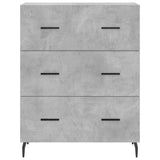 Highboard Concrete Grey 69.5x34x180 cm Engineered Wood 3189401