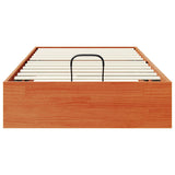 Ottoman Bed Frame with Storage Wax Brown 100 x 200 cm 3418773