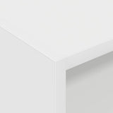 Record Cabinet White 78.5 x 35 x 45 cm Engineered Wood 891072