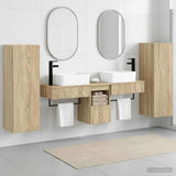 Bathroom Furniture Set 5 pcs Sonoma Oak 33 x 34.5 x 100 cm 3405975