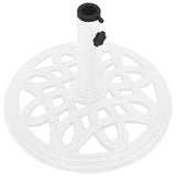 Umbrella Base White 40x40x32 cm Cast Iron 317766