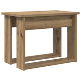 Coffee Table Set 2 pcs Artisan Oak 50 x 52 x 42 cm 8000131